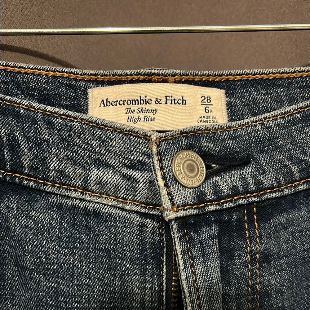 Abercrombie & Fitch Blue Skinny Jeans Classic Style